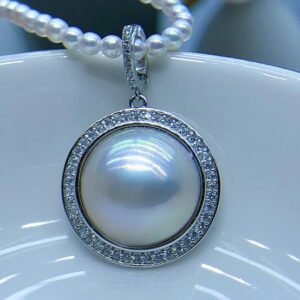 Sterling Silver Green Stone Mandala Pendant – Boho Luxe