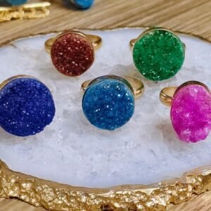 Synthetic Stone Gypsy Septum Rings